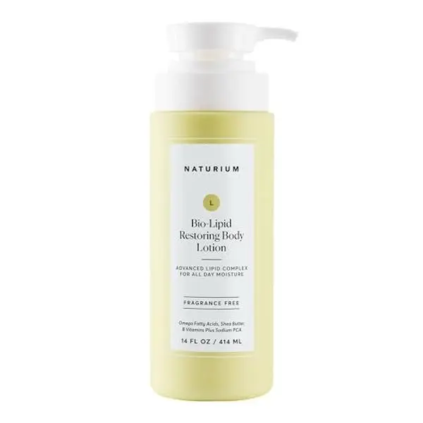 Naturium Bio-Lipid Restoring Body Lotion, All Day Moisture, 14 fl oz | Nourishing Moisturizer with Shea Butter, Skin Hydrating & Fast Absorbing Formula, for All Skin Types, Fragrance Free