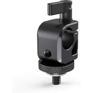15mm Rod Clamp Rail Connector with 1/4" Thread Hole to Attach Camera Microphones/Sound Recorders/Lighting Equipment - 860