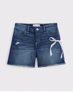Abercrombie Kids Mid Rise Baggy Shorts