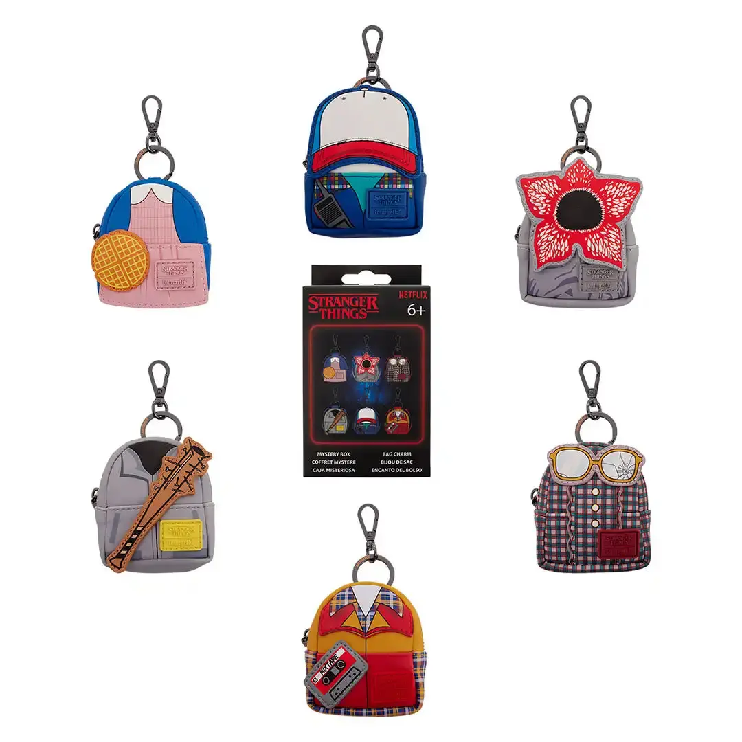 Loungefly Netflix Stranger Things Mystery Mini Backpack Keychain Charm