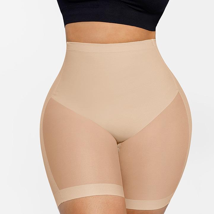 FeelinGirl Mesh Tummy Control Shapewear Shorts for Women Butt Lifting Body Shaper Thigh Slimmer Panties Underwear
