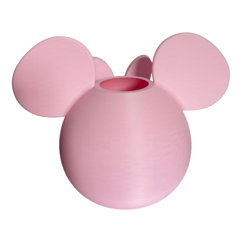 Light Pink Minnie Mouse with Diamonds