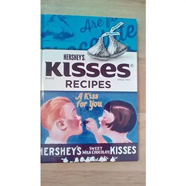 Used Hardcover Book - Hershey's KISSES Recipes by Publications International, English Cookbook for Cookies, Desserts, Cheesecakes, Bars, Chocolate Lovers