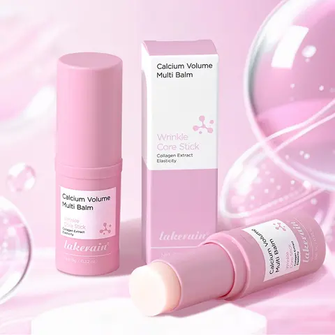 9g Calcium & Collagen Eye Balm Stick - Daily Facial Under-Eye Puff Fix, Nourishing Lightweight Compact Skincare, Anti-Aging Moisturizer, Reduces Dark Circles Fine Lines Wrinkles, Hydrating Firming Restoring, Smooth, For All Skin Types, Portable