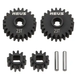 MEUS RACING Steel Overdrive Portal Gears for Axial Capra 1.9 UTB SCX10 III RC Crawlers (12-23T)