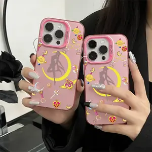 Anime Sailors Moons Phone Case Suitable for iPhone 17 16e 16 15 14 13 12 11 Mini Pro Max Air X XR XSMAX 8 7 Plus Anti Fall Protection Matte Back Cover