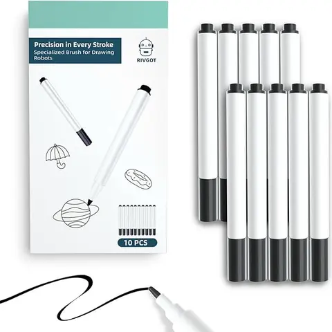 10 Replacement Pens, Drawing Robot Refills, Educational Arts & Crafts Supplies for Art Enthusiasts