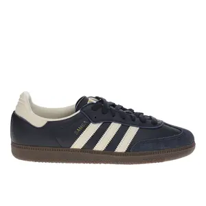 adidas Mens Samba Og Lace Up Sneakers Shoes Casual - Blue