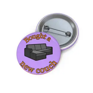 Bought a new couch (Adult Merit Badge) - pin button