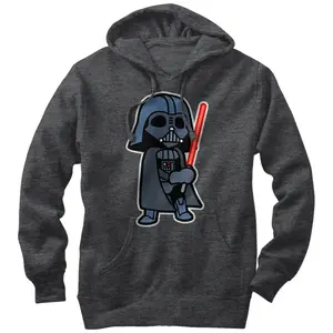 Men's Star Wars Darth Vader Cartoon Pull Over Hoodie