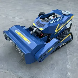 Remote Control Lawn Mower Source Factory 1000mm Gosline Lawn Mower Robot Crawler Diesel Flail Lawn Mower