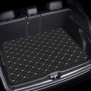 1pc Car Trunk Mat with Printed Design, Essential Travel Accessory, Universal Fit for Multiple Vehicle Types, Interior Decoration, Car Accessories