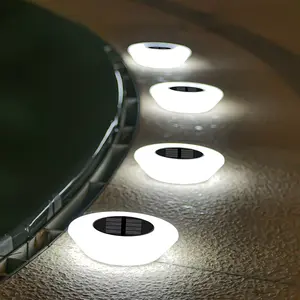 4-Pack Solar Buried Lights, Solar Garden Lights, Bright Landscape Decor, /warm Light, Outdoor Solar Decoration, Yard, Garden, Lawn, Path, Staircase, Solar Pathway Lamp