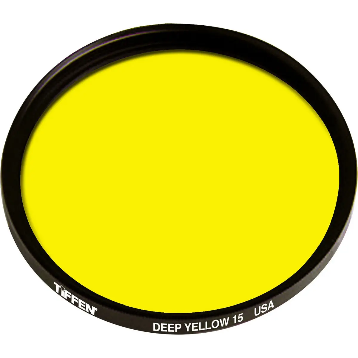 Tiffen 58mm #15 Glass Filter - Dark Yellow