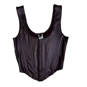 Maroon Fitted Corset Top for Women - Comfortable and Stylish - Womenswear