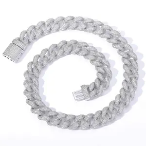 15mm Bubble Cuban Chain Chunky Iced Out Zircon Necklace Fancy Party Jewelry 2024 Cool Stylish HipHop Chain gldmen'schain