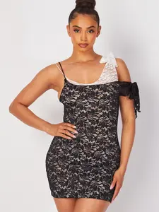 Midnight Muse Lace Mini Dress STRECH LACE womenswear festival