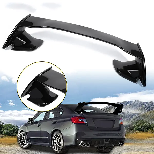 For Subaru WRX/ WRX STI Sedan 2015-2021 Glossy Black Rear Trunk Spoiler Wing