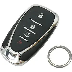 Replacement Key Fob Case Shell Fit for Chevrolet Chevy Malibu Silverado Cruze Camaro Equinox Blazer 2017 2018 2019 2020 Keyless Entry Remote Key Housing Outer Cover (1)