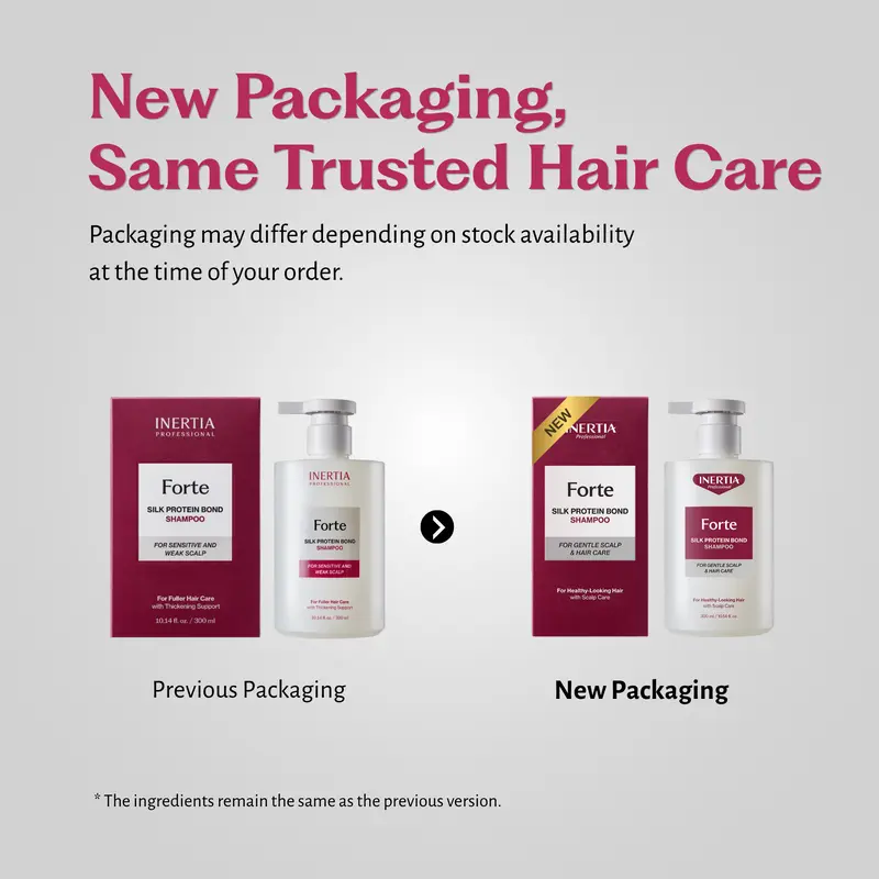 [Spider Silk Protein Peptide Duo] INERTIA Professional Forte Shampoo & Treatment Set - 2-Week Hair Loss & Damage Care