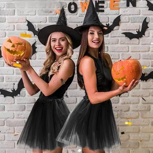 Women's 3-Layered Tulle Tutu Skirt for Halloween Ballet Festivals Lightweight Comfortable Versatile Costume for Girls Teens Adults