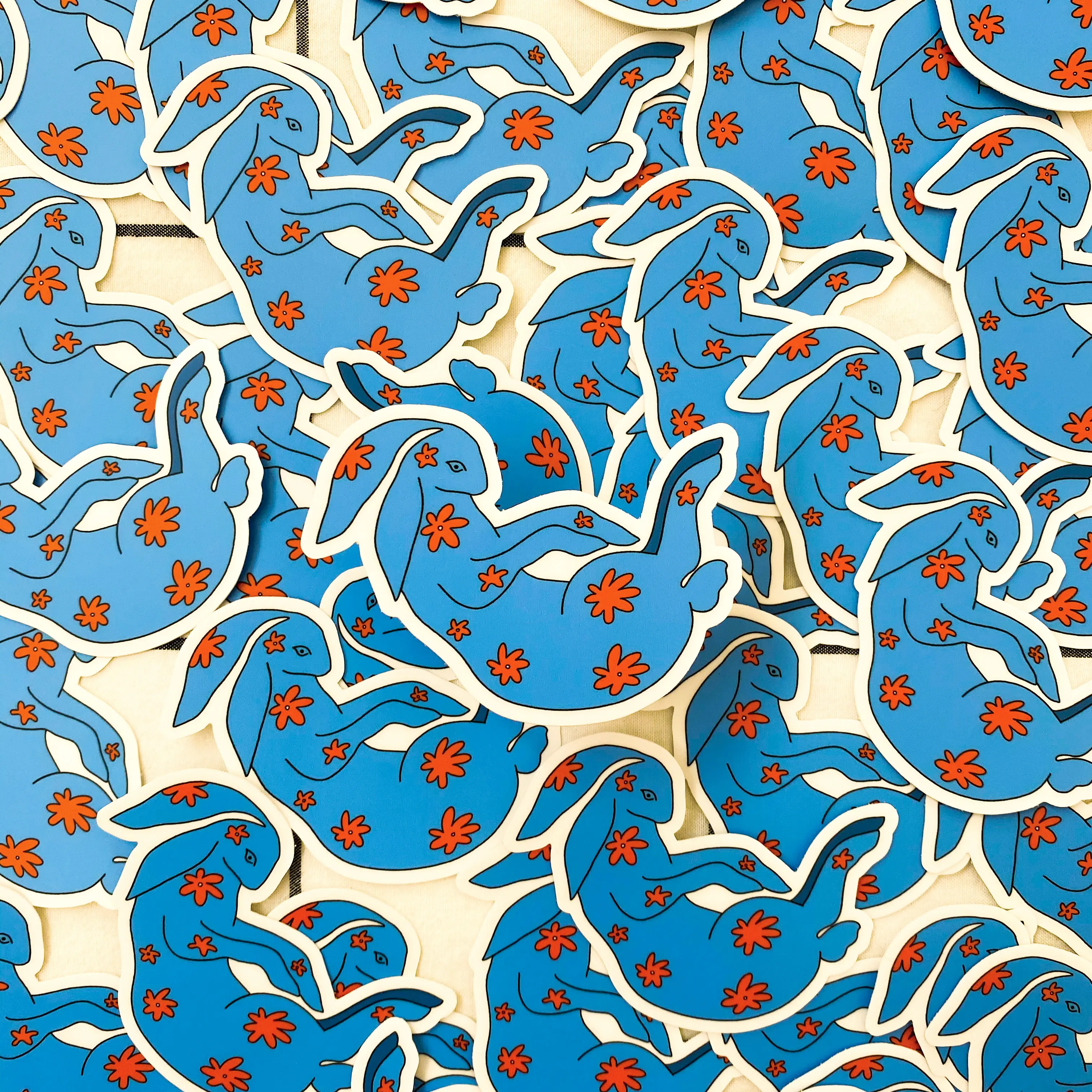 Original Bun Sticker - 2" x 2" Strong, Waterproof & Durable