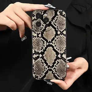 Textured Snakeskin Creative Pattern Anti-drop Matte Phone Case, Suitable for iPhone 17 Air/16 Plus/15 Pro Max/14 Pro/13/12/11/XS Max/X Phone Case, Ideal Gift for Family, Friends, Lovers, Boyfriend, Girlfriend, Best Choice for Holiday Gifts MS304