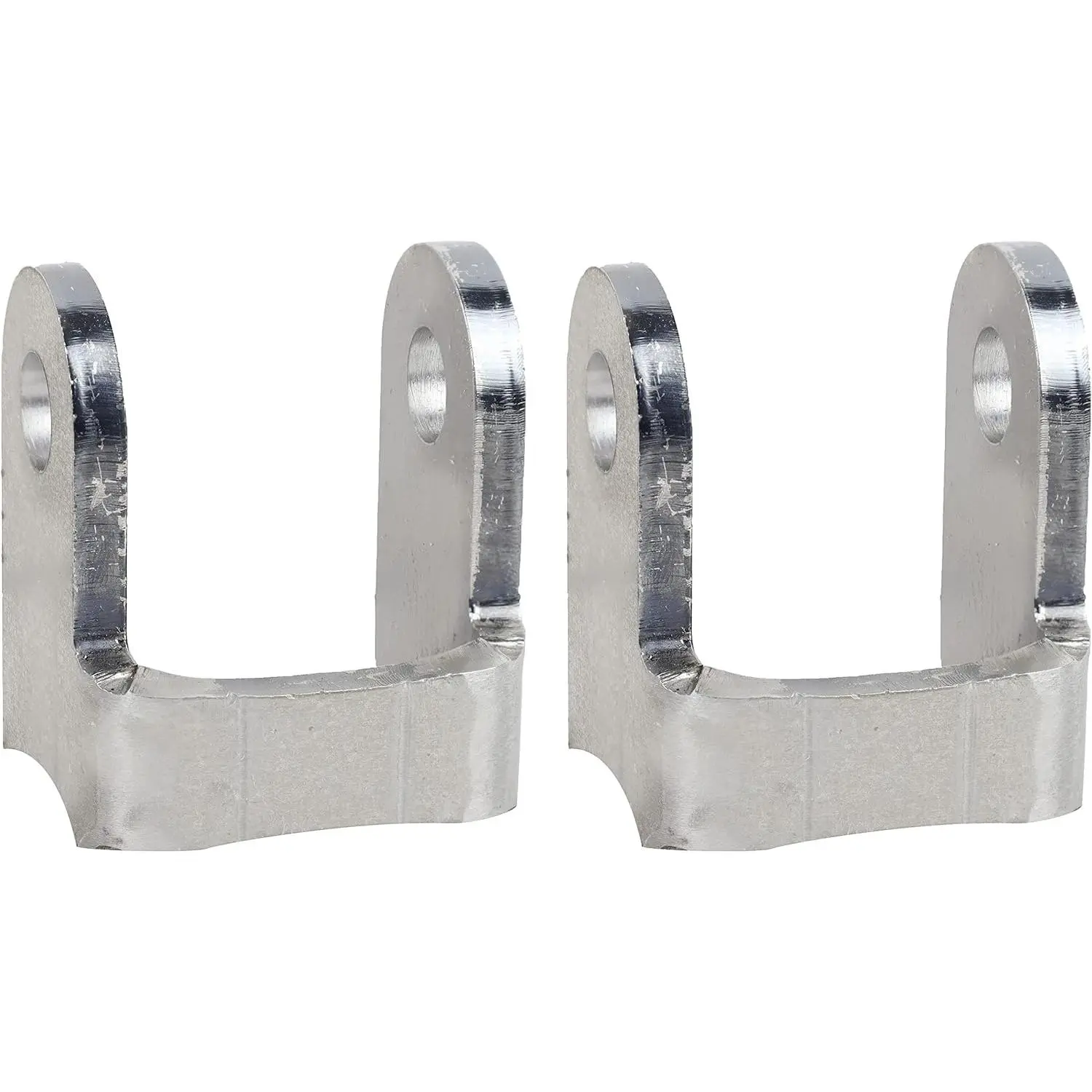 TORQUE 2PCS of Universal Weld-on Shock Brackets - Axle Mount, 1 3/4" - 3" Axle Mount, 1/2" Bolt Hole, 1/4" Thick Steel Mounting Bracket (TR1179)