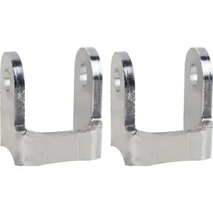 Universal Weld-on Shock Brackets - Axle Mount, 2 Pieces