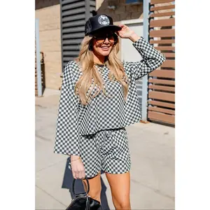 Check Your Style Jersey Long Sleeve Top