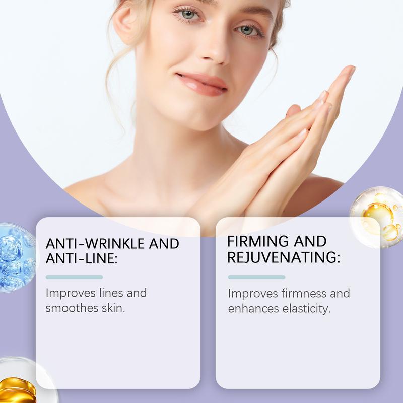 Hoygi Retinol Firming Cream Gentle Anti-Aging Deep Nourishment Firms Skin Minimizes Pores Repair Cream Safe for Sensitive Skin