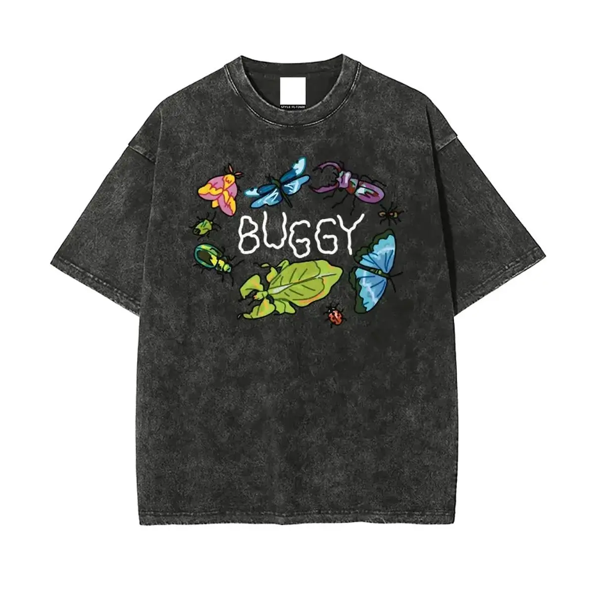 100% Cotton Unisex ed Buggy Green Batik Cotton T-Shirt Insects Lover Apparel S-3xl Super Soft Pre-Shrunk Everyday Tee for Men & Women