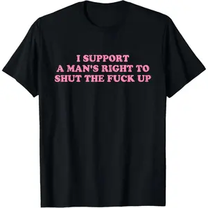100 Percent Cotton Unisex Tee Supporting A Mans Right To Remain Silent