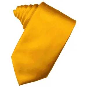 Tangerine Luxury Satin Necktie