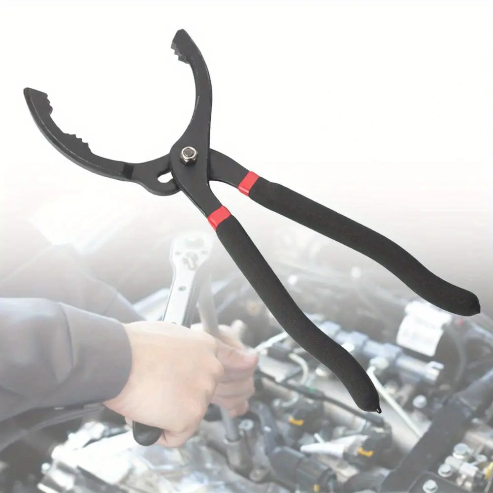 10/12Inch Clamp type filter, wrench, oil grid wrench, oil change wrench, ball head machine filter, wrench, oil filter element disassembly tool, Automotive Vehicle Tool, Automotive Repair Tools
