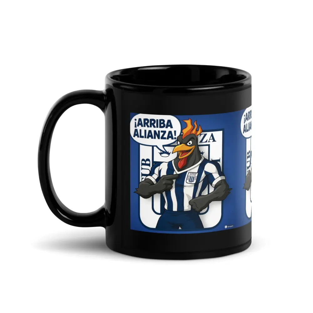 Taza Gallo Negro Alianza Lima