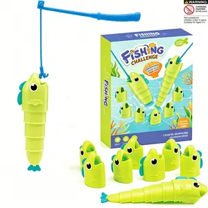 Educational Toy Reel Big Catch Game, Fishing Games for Kids, Fine Motor Skills, Early Math Preschool Toys, Math Learning Tools, Fun Family Activities