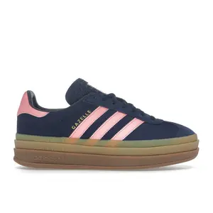adidas Women's Gazelle Bold Dark Blue Pink Spark, from StockX