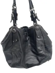 Pre-owned PRADA Black Soft Leather Large Capacity Tote Bag/WJ05308202/8202