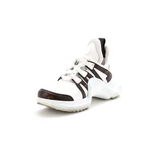 Pre-owned Louis Vuitton Women's LV Archlight Sneakers Mesh and Monogram Coated Canvas by Rebag