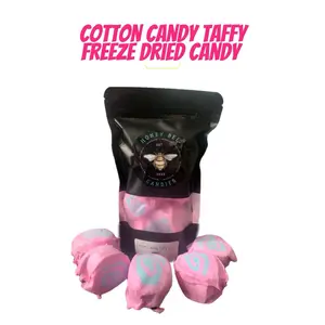 Freeze Dried Cotton Candy Taffy Honey Bee Snack
