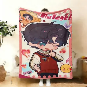 New Love And Deepspace Sylus Qin Che Xavier Shen Xinghui Rafayel Qi Yu Zayne Li Shen Blanket Anime Flannel Comfort It is an excellent gift for children, family and friends