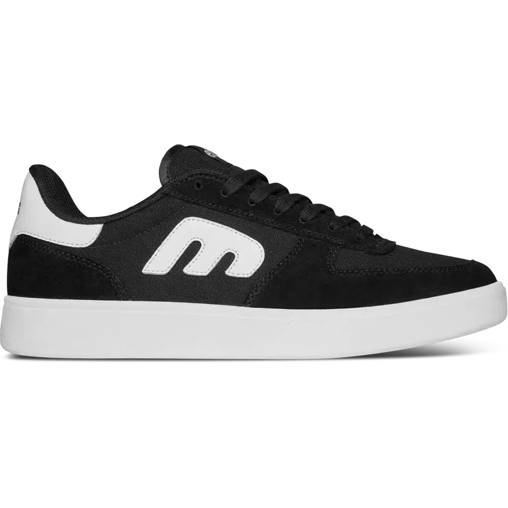 etnies Emerson Black White Lightweight Skate Shoes – Cupsole Impact Protection, All Seasons, Modern Comfort, Suede-Mesh Upper, New 2026