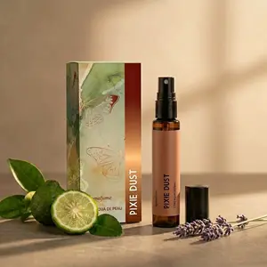 Pixie Dust | 10ml Perfume | Travel Size | Citrusy & Earthy| Bergamot, Lavender, Patchouli | Alcohol Free, Clean | Eau de Parfum | Luxury Scent | Premium Gifts | Long Lasting Fragrance | Aromafume