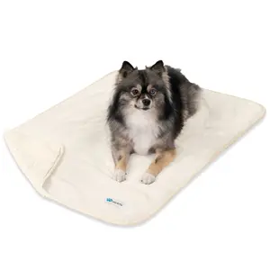 PetAmi Waterproof Dog Blanket for Medium & Large Dogs, Reversible Pee Proof for Puppy & Cat, Soft Washable Dog Crate Cover