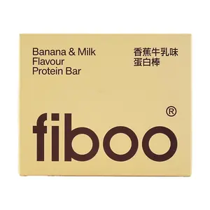 Fiboo Protein Bars - Banana Milk Flavor (6pcs) - Choco, Chocolate