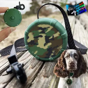 Camo + Free Bonus Leash! Wearable Mini Adjustable Dog Leash for Hiking, Training & Adventure. Powerful Lightweight 36" Retractable Keychain Clip. Durable & Comfort Grip for Off Leash Walking Hiking Training & Travel.