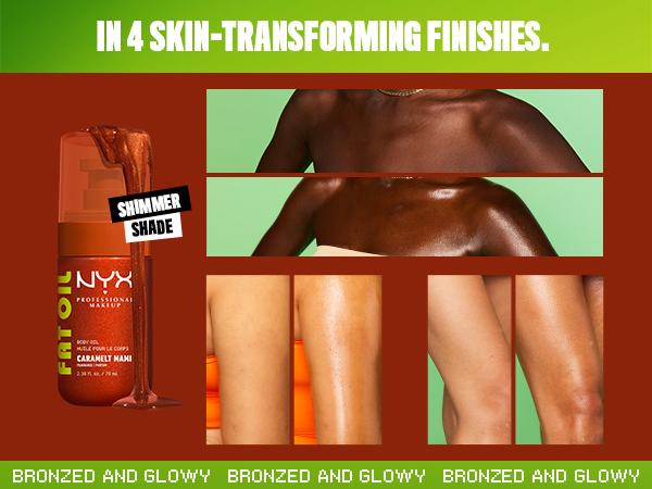 [NEW] Suga Baddie Fat Oil Scented Body Oil, 24H Hydration, 4 Glowy Finishes, NYX Professional Makeup