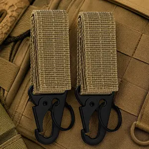 High-Density Nylon Tactical Key Clip: Multi-Use Quick-Release Carabiner for EDC, Backpack, Belt & Tool Attachment. Durable, Compact & Lightweight for Hiking, Camping & Survival Gear. Securely Hold Keys & Accessories.