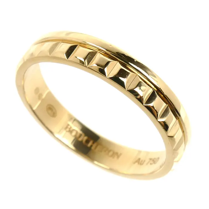 Boucheron Quatre Radiant Half Ring Au750 Size 16.5